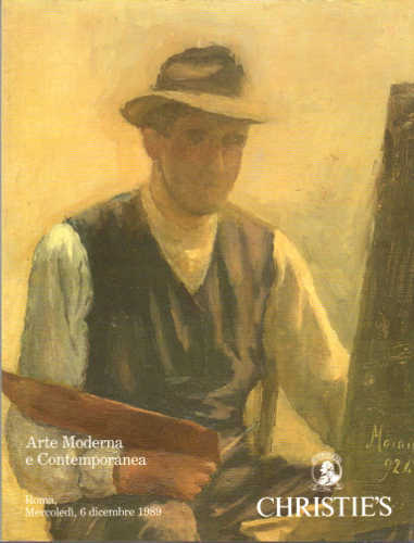 Catalogo di Asta Christie's Roma - Arte Moderna e Contemporanea. 6 dicembre 1989 Catalogo di Asta Christie's Roma - Arte Moderna e Contemporanea. 6 dicembre 1989