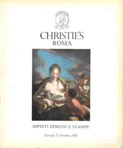 Catalogo di Asta Christie's. Roma - Diponti, Disegni e Stampe. 17 ottobre 1985