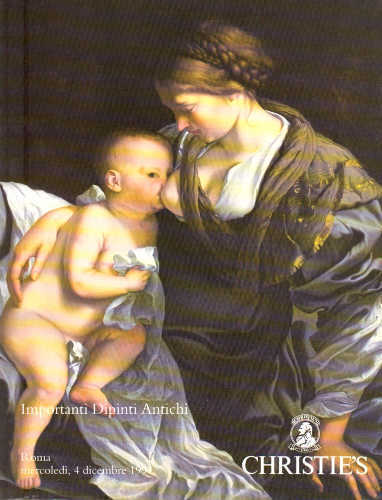 Catalogo di Asta Christie's. Roma - Importanti Dipinti Antichi. 4 dicembre 1991