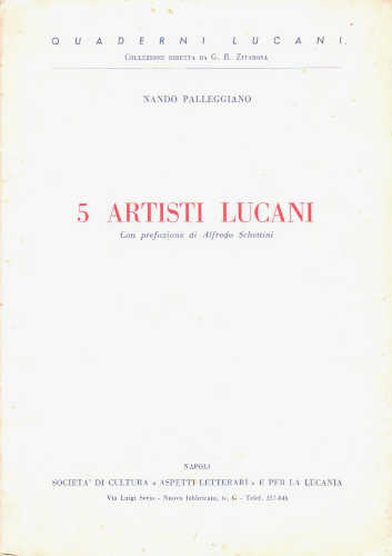 5 ARTISTI LUCANI - Nando Pelleggiano 5 ARTISTI LUCANI - Nando Pelleggiano
