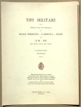 Tipi Militari Frontespizio antonio zezon