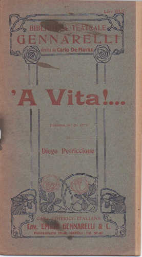 'A VITA - Diego Petriccione 'A VITA - Diego Petriccione
