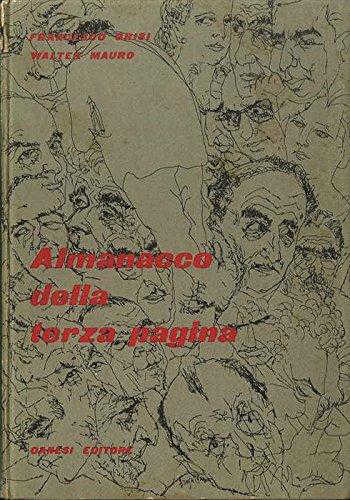 ALMANACCO DELLA TERZA PAGINA. Profili di personaggi disegnati da Eugenio Dragutescu - Francesco Grisi, Mauro Walter