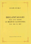 brigantaggio nelle zone militari melfi lacedonia giuseppe bourelly