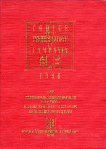 CODICE DELL'INFORMAZIONE IN CAMPANIA. 1996