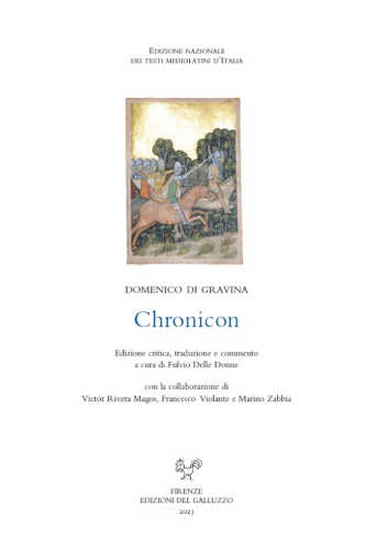 CHRONICON - Domenico Di Gravina. A cura di Fulvio Delle Donne