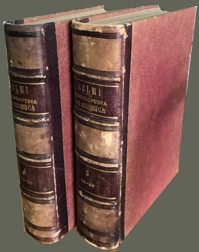 ENCICLOPEDIA DI CHIMICA SCIENTIFICA E INDUSTRIALE OSSIA DIZIONARIO GENERALE DI CHIMICA - Selmi Francesco Enciclopedia di Chimica. Francesco Selmi