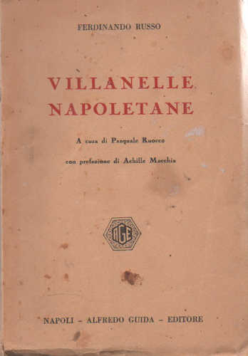 VILLANELLE NAPOLETANE - Ferdinando Russo, Pasquale Ruocco (cur.)