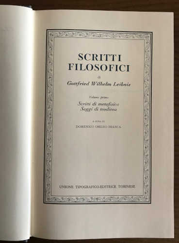 Collana UTET "I Classici della Filosofia"