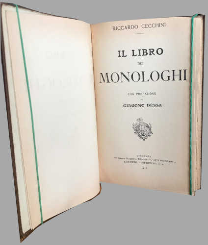 IL LIBRO DEI MONOLOGHI - Riccardo Cecchini IL LIBRO DEI MONOLOGHI - Riccardo Cecchini