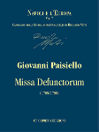 missa defunctorum giovanni paisiello partitura