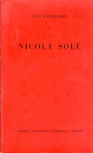 NICOLA SOLE - Olga D'Alessandro