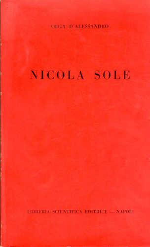 NICOLA SOLE - Olga D'Alessandro NICOLA SOLE - Olga D'Alessandro