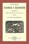 NOTIZIE BIOGRAFICHE E BIBLIOGRAFICHE DEGLI SCRITTORI DEL DIALETTO NAPOLETANO - Pietro Martorana 