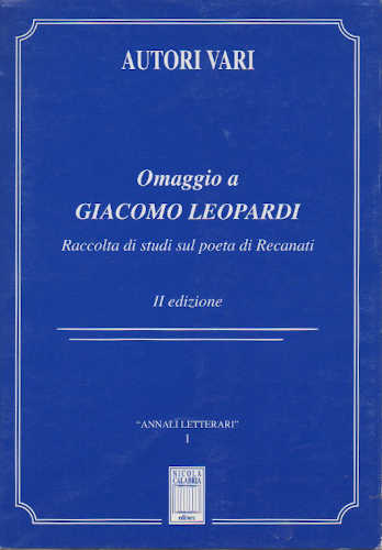 OMAGGIO A GIACOMO LEOPARDI - Franco Crisafi, Luca Carmelo, Paolo Salamone, Francesco Paolo Catanzaro