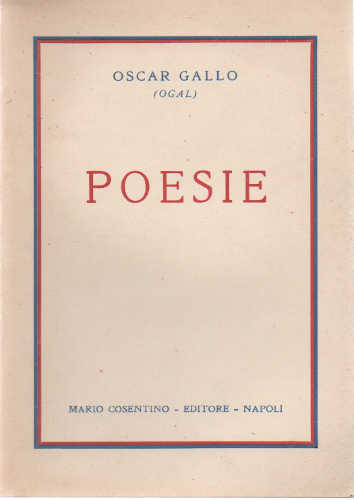 Oscar Gallo - pOESIE Oscar Gallo - POESIE