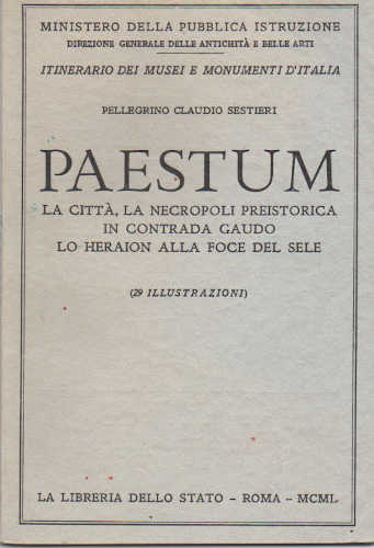 PAESTUM - Pellegrino Claudio Sestieri