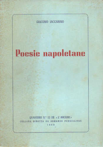 POESIE NAPOLETANE - Giacomo Iaccarino