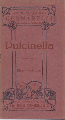 PULCINELLA - Diego Petriccione PULCINELLA - Diego Petriccione