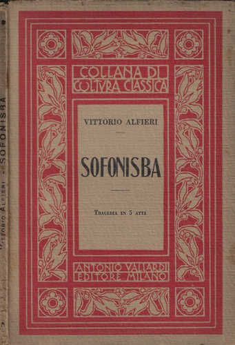 SOFONISBA - Vittorio Alfieri