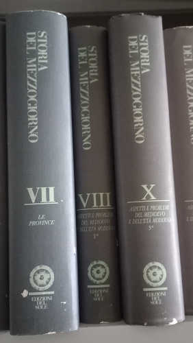 STORIA DEL MEZZOGIORNO. Volume 10. Tomo 3. Aspetti e problemi del Medioevo e dell'età moderna - A cura di Giuseppe Galasso e Rosario Romeo libro STORIA DEL MEZZOGIORNO. Volume 10. Tomo 3. Aspetti e problemi del Medioevo e dell'età moderna - A cura di Giuseppe Galasso e Rosario Romeo