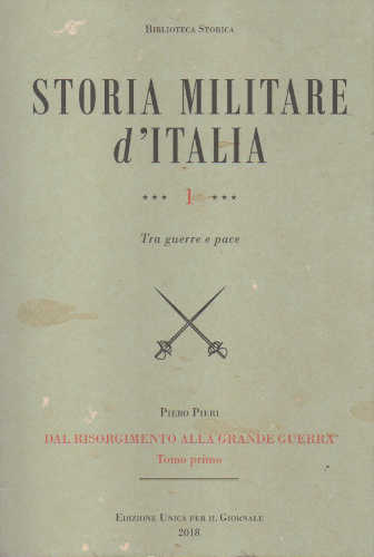 STORIA MILITARE D'ITALIA. 1 . DAL RISORGIMENTO ALLA GRANDE GUERRA. Tomo 1/3 - Piero Pieri libro STORIA MILITARE D'ITALIA. 1 . DAL RISORGIMENTO ALLA GRANDE GUERRA. Tomo 1/3 - Piero Pieri