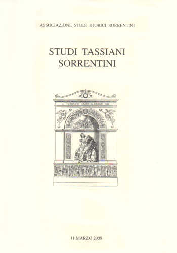 STUDI TASSIANI SORRENTINI 2008 - A cura dell'Associazione Studi Storici Sorrentini