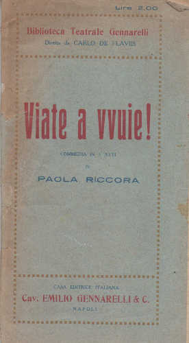 VIATE A VVUIE! - Paola Riccora