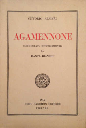 AGAMENNONE - Vittorio Alfieri