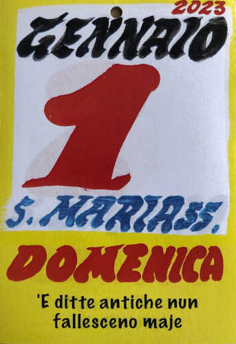 'o calennario e napule 2023 - Grafica di Pasquale "'o nummararo", da un'idea di Amedeo Colella o calennario e napule 2023 - Grafica di Pasquale "'o nummararo", da un'idea di Amedeo Colella